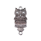 WYSIWYG 10pcs 27x13mm Owl Charms For Jewelry Making Antique Silver Plated Antique Bronze Color Jewelry Findings