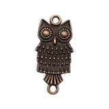 WYSIWYG 10pcs 27x13mm Owl Charms For Jewelry Making Antique Silver Plated Antique Bronze Color Jewelry Findings