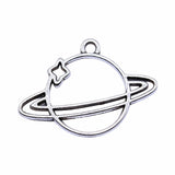 WYSIWYG 10pcs 27x19mm 3 Colors Universe Charms Pendant For Jewelry Making DIY Jewelry Findings