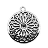 WYSIWYG 10pcs 27x24mm Motif Charms Antique Silver Color Pendant Charms Jewelry Findings For Jewelry Making