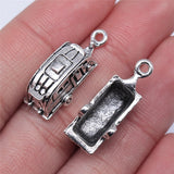 10pcs 27x8mm Recreational Vehicle Charm Trailer Charms Rv Charms Vintage DIY Accessories For Jewelry Making h1038