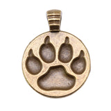 WYSIWYG 10pcs 28x21mm Charms Dog Paw Pendant For Necklace Making Antique Bronze Antique Silver Color DIY Handmade Jewelry