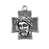 WYSIWYG 10pcs 28x22mm Cross Pendant For Jewelry Making Jesus Cross Charms Religious Cross Pendant