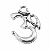 WYSIWYG 10pcs 28x22mm Om Pendants Charms For Jewelry Making Antique Silver Color Antique Bronze Color DIY Jewelry Making