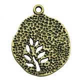 WYSIWYG 10pcs 28x23mm Pendant Tree Tree Charm Pendants For Jewelry Making Antique Silver Color Tree Pendants