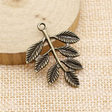 WYSIWYG 10pcs 28x35mm Branch Charms For Jewelry Making Antique Bronze Color Charms Pendants Jewelry Accessories