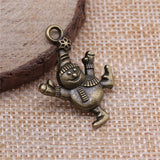 WYSIWYG 10pcs 29x20mm Snowman Charms DIY Jewelry Findings Antique Silver Color Antique Bronze Color For Jewelry Making