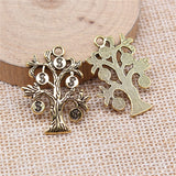 WYSIWYG 10pcs 29x22mm Money Tree Charms For Jewelry Making Antique Gold Color Antique Silver Color Charm Jewelry Accessories