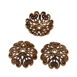 10pcs 29x29x9mm Big Bead Caps For DIY Jewelry Making Antique Silver Color Jewelry Findings Jewelry Accessories EF3903