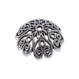 10pcs 29x29x9mm Big Bead Caps For DIY Jewelry Making Antique Silver Color Jewelry Findings Jewelry Accessories EF3903