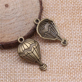 WYSIWYG 10pcs 3 Colors 29x17mm Hot Air Balloon Charms Travel Journey Souvenir Charms DIY Jewelry Accessories