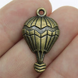 WYSIWYG 10pcs 3 Colors 29x17mm Hot Air Balloon Charms Travel Journey Souvenir Charms DIY Jewelry Accessories