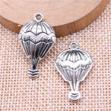 WYSIWYG 10pcs 3 Colors 29x17mm Hot Air Balloon Charms Travel Journey Souvenir Charms DIY Jewelry Accessories