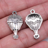 WYSIWYG 10pcs 3 Colors 29x17mm Hot Air Balloon Charms Travel Journey Souvenir Charms DIY Jewelry Accessories