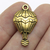 WYSIWYG 10pcs 3 Colors 29x17mm Hot Air Balloon Charms Travel Journey Souvenir Charms DIY Jewelry Accessories