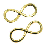 WYSIWYG 10pcs 30x12mm 5 Colors Antique Gold Color Antique Silver Color Antique Bronze Infinity Charm Infinity Connector Charm