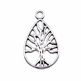 WYSIWYG 10pcs 30x18mm Antique Silver Color Tree Of Life Charms Pendant For Jewelry Making DIY Jewelry Findings