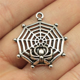 WYSIWYG 10pcs 30x27mm Spider Charms For Jewelry Making Jewelry Accessories Antique Silver Plated Antique Bronze Plated