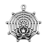 WYSIWYG 10pcs 30x27mm Spider Charms For Jewelry Making Jewelry Accessories Antique Silver Plated Antique Bronze Plated
