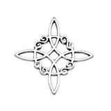 WYSIWYG 10pcs 30x30mm Antique Silver Color Irish Knot Charms For Jewelry Making