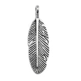 WYSIWYG 10pcs 30x9mm Antique Silver Color Feather Charm Pendant DIY Jewelry Making Accessories