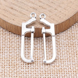 WYSIWYG 10pcs 30x9mm Saw Charms For Jewelry Making Charms Pendants Jewelry Accessories