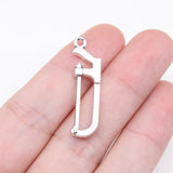 WYSIWYG 10pcs 30x9mm Saw Charms For Jewelry Making Charms Pendants Jewelry Accessories
