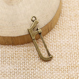 WYSIWYG 10pcs 30x9mm Saw Charms For Jewelry Making Charms Pendants Jewelry Accessories