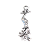 WYSIWYG 10pcs 31x11mm Peacock Phoenix Charms Pendants For Jewelry Making DIY Jewelry Findings Jewelry Accessories