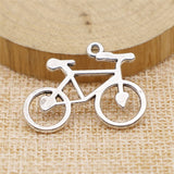 WYSIWYG 10pcs 31x23mm 3 Colors Antique Gold Color Antique Silver Color Antique Bronze Bike Charm Bicycle Pendant Bicycle Charm