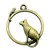WYSIWYG 10pcs 31x26mm Pendant Mouse Mouse Charm Pendants For Jewelry Making Antique Silver Color Mouse Pendants