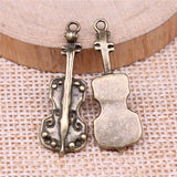 WYSIWYG 10pcs 32x11mm Cello Charms Pendants For Jewelry Making DIY Jewelry Findings Jewelry Accessories