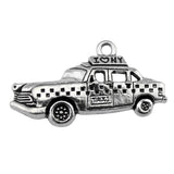 10pcs 32x17mm 2 Colors Antique Silver Color Antique Bronze Plated Taxi Charm I Heart Ny Taxi Charm Car Charm EF4197