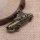10pcs 32x17mm 2 Colors Antique Silver Color Antique Bronze Plated Taxi Charm I Heart Ny Taxi Charm Car Charm EF4197