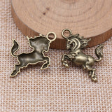 WYSIWYG 10pcs 32x24mm 4 Colors Horse Charms Pendant For Jewelry Making DIY Jewelry Findings