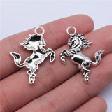 WYSIWYG 10pcs 32x24mm 4 Colors Horse Charms Pendant For Jewelry Making DIY Jewelry Findings
