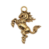 WYSIWYG 10pcs 32x24mm 4 Colors Horse Charms Pendant For Jewelry Making DIY Jewelry Findings