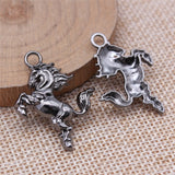 WYSIWYG 10pcs 32x24mm 4 Colors Horse Charms Pendant For Jewelry Making DIY Jewelry Findings