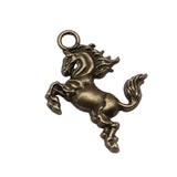 WYSIWYG 10pcs 32x24mm 4 Colors Horse Charms Pendant For Jewelry Making DIY Jewelry Findings