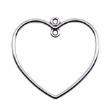 10pcs 32x35mm 3 Colors Hollow Heart Connector Charms Pendant For Jewelry Making DIY Jewelry Findings EF4000