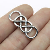 10pcs 33x12mm Double Infinity Charm Double Infinity Charm Connector Double Infinity Connector Charm ef3784