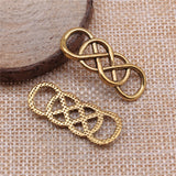 10pcs 33x12mm Double Infinity Charm Double Infinity Charm Connector Double Infinity Connector Charm ef3784