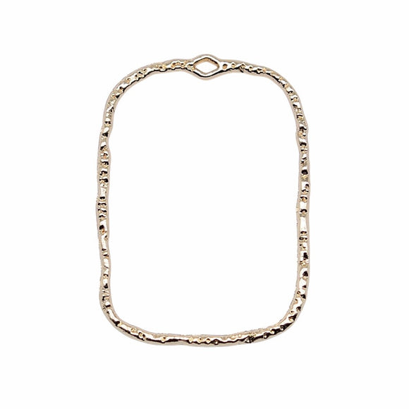 WYSIWYG 10pcs 33x23mm/46x32mm KC Gold Color Geometry Charms Pendant For Jewelry Making Earring Making Accessories