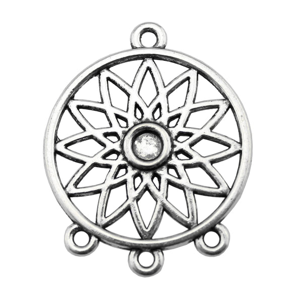 WYSIWYG 10pcs 33x27mm Charm Dreamcatcher Connector Dream Catcher For Jewelry Making Dreamcatcher Connector Charm