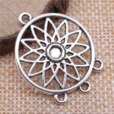 WYSIWYG 10pcs 33x27mm Charm Dreamcatcher Connector Dream Catcher For Jewelry Making Dreamcatcher Connector Charm