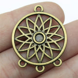 WYSIWYG 10pcs 33x27mm Charm Dreamcatcher Connector Dream Catcher For Jewelry Making Dreamcatcher Connector Charm