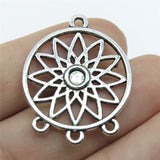 WYSIWYG 10pcs 33x27mm Charm Dreamcatcher Connector Dream Catcher For Jewelry Making Dreamcatcher Connector Charm