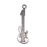 WYSIWYG 10pcs 33x9mm Guitar Charms For Jewelry Making Zinc Alloy Jewelry Findings