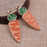 WYSIWYG 10pcs 34x11mm Carrot Charms KC Gold Color Plated For Jewelry Making Zinc Alloy DIY Charms Jewelry Findings