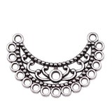 WYSIWYG 10pcs 34x20mm Earring Connector Antique Silver Color For DIY Jewelry Making Jewelry Findings Jewelry Accessories